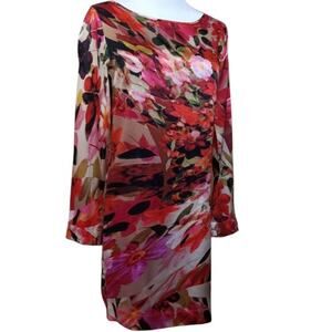 Y2K FUZZI Dress by Jean Paul Gaultier Silk Spandex Shift Bright Floral IT38 US 2